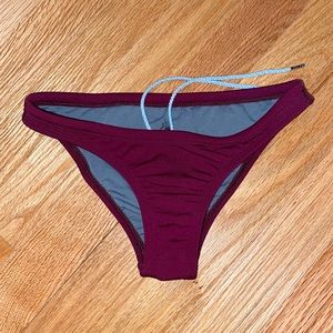 Jolyn Europe Bikini Bottoms, small, maroon